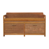 Oxford - 2 Drawer Storage Bench - Beige - Furniture Home Direct