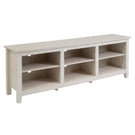 Modern Transitional 3 Shelf Open Storage 70" TV Stand For 80" TVs - Furniture Home Direct