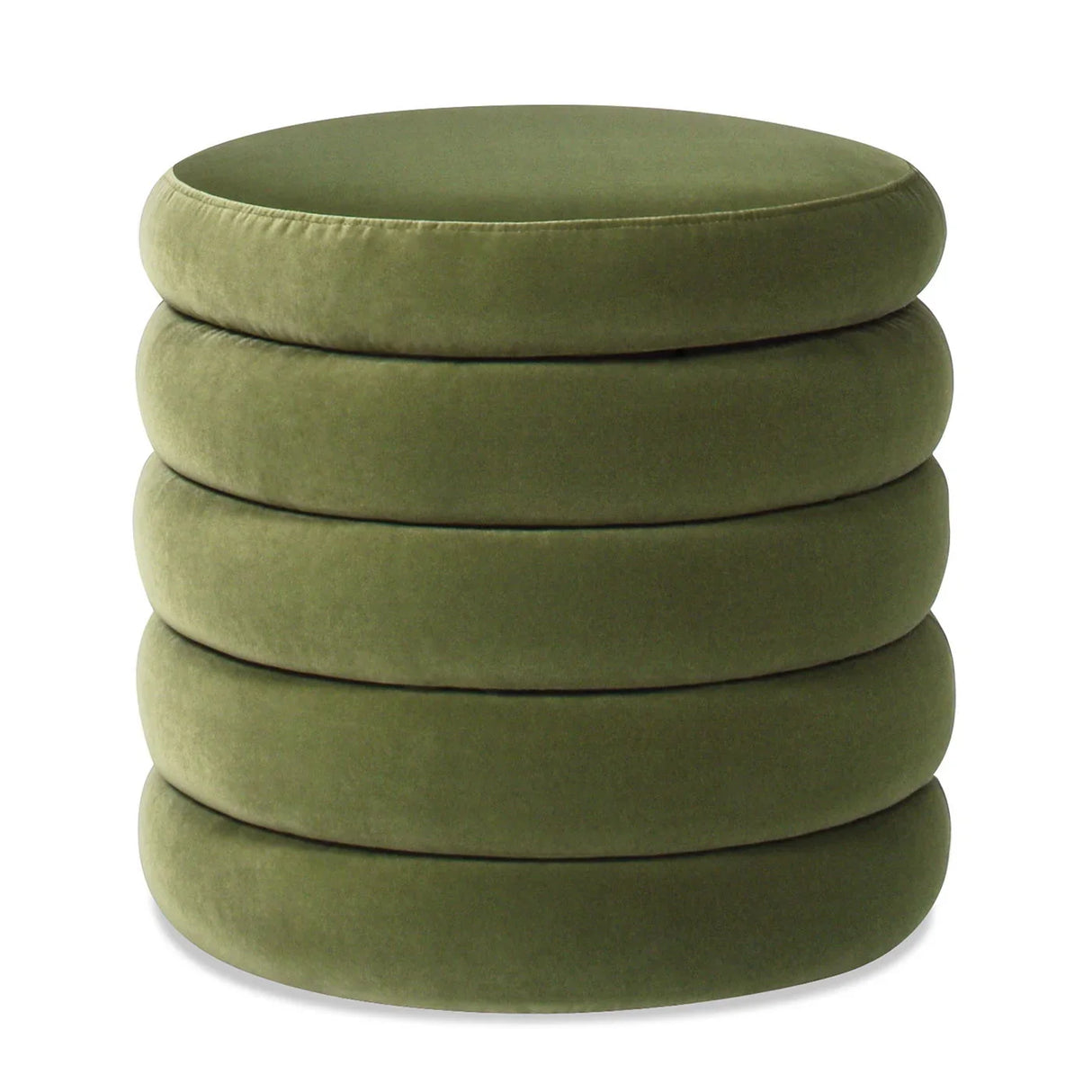 Fuji - Oversized Round Storage Ottoman - Furniture Home Direct