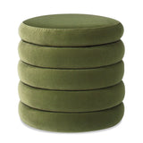 Fuji - Oversized Round Storage Ottoman - Furniture Home Direct
