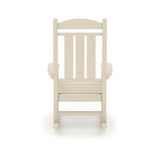 Traditional Porch Rocker Classic HDPE Poly Lumber For Porch, Patio, And Garden Comfort - Furniture Home Direct