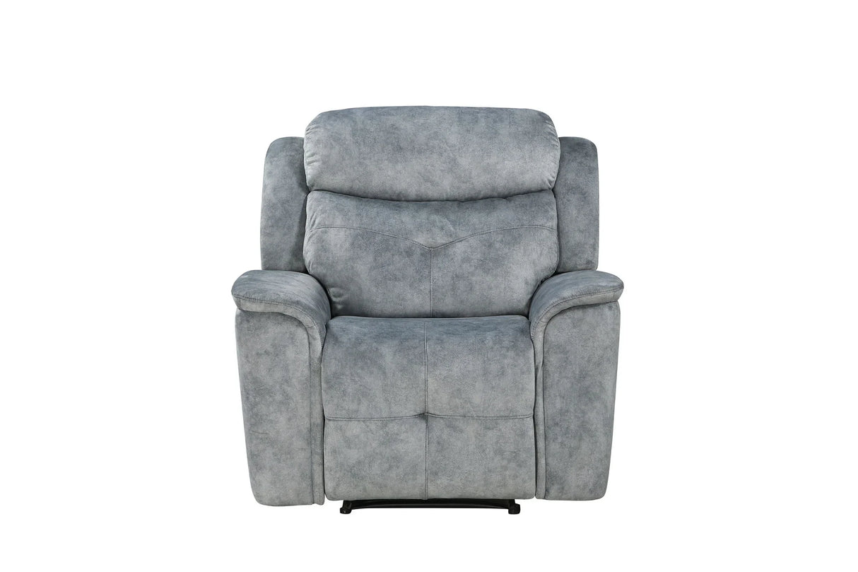 Mariana - Manual Recliner Chair - Silver Gray - Furniture Home Direct