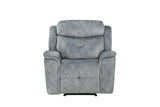 Mariana - Manual Recliner Chair - Silver Gray - Furniture Home Direct