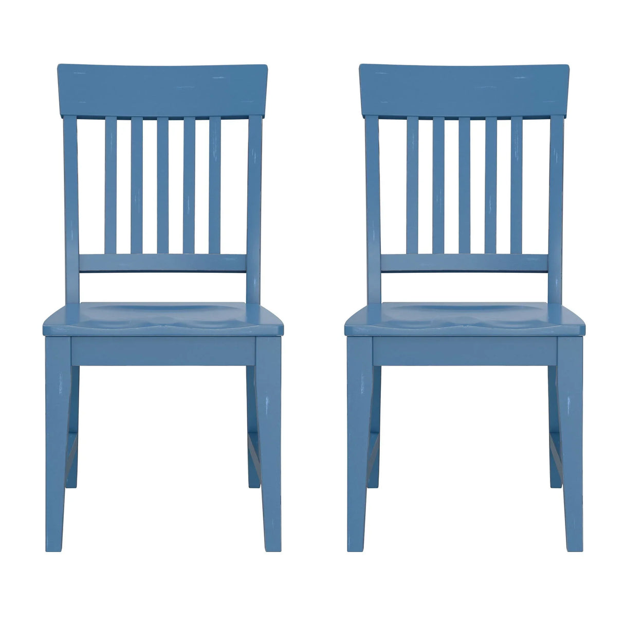 Haidel - Slat Back Dining Chairs (Set of 2) - Furniture Home Direct