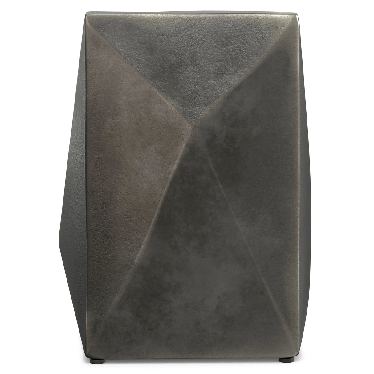 Danner - Cast Aluminum Side Table - Black - Furniture Home Direct