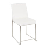 Fuji - Contemporary Modern Elegance High Back Dining Chair (Set of 2) - Furniture Home Direct