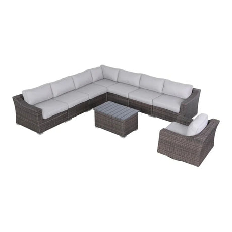 Stylish Sofa Seating Group With Cushions Perfect For Outdoor Gatherings - Furniture Home Direct