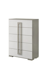 Bedroom Set Contemporary Full Bed Dresser Nightstand White - Furniture Home Direct