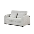Pull Out Loveseat Sofa With Adjsutable Backrest, 2 Pillows, Cup Holders, USB Ports For Living Room - Furniture Home Direct
