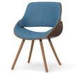 Malden - Bentwood Upholstered Dining Chair With Wood Back - Furniture Home Direct