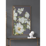 Botanical Wall Art Prints, Home Decor For Living Room Dining Room Bedroom Hallway - Gold - Furniture Home Direct