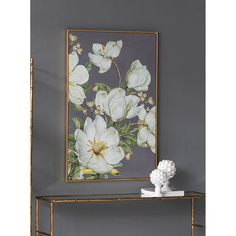 Botanical Wall Art Prints, Home Decor For Living Room Dining Room Bedroom Hallway - Gold - Furniture Home Direct