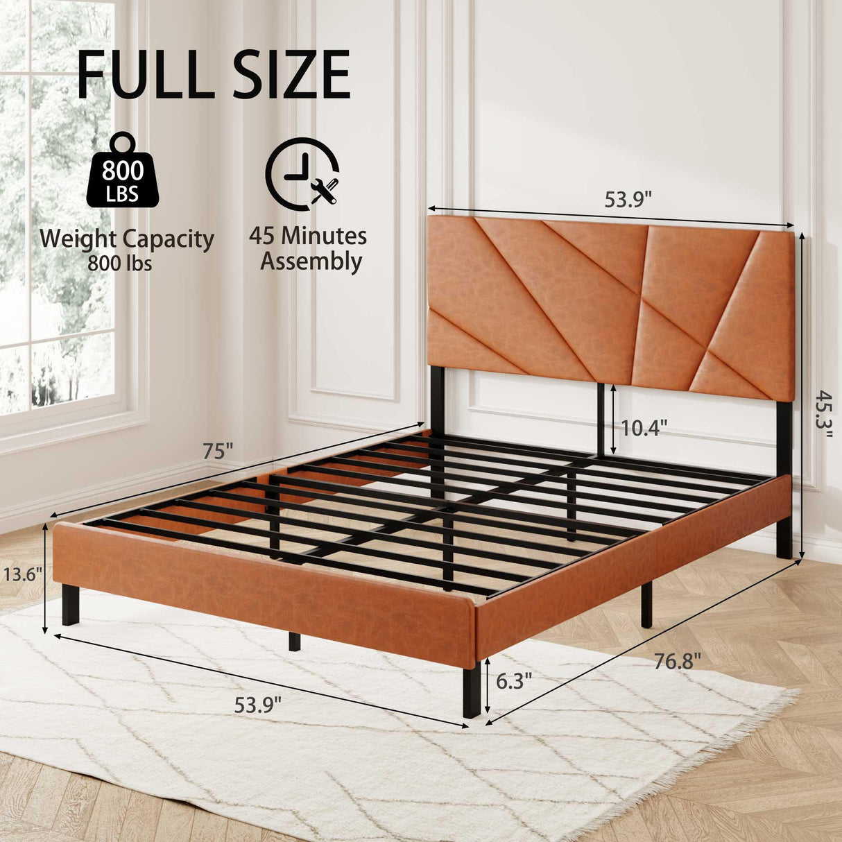 Vintage Under Bed Storage And Square Platform Design - Furniture Home Direct