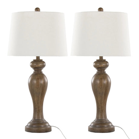 Peppa - Contemporary Table Lamp (Set of 2) - Furniture Home Direct