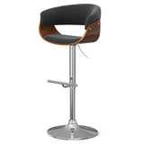 Sheldon - Upholstered Adjustable Swivel Bar Stool - Furniture Home Direct