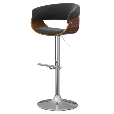 Sheldon - Upholstered Adjustable Swivel Bar Stool - Furniture Home Direct
