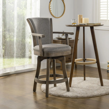 Williams - Swivel Counter Height Bar Stool - Furniture Home Direct