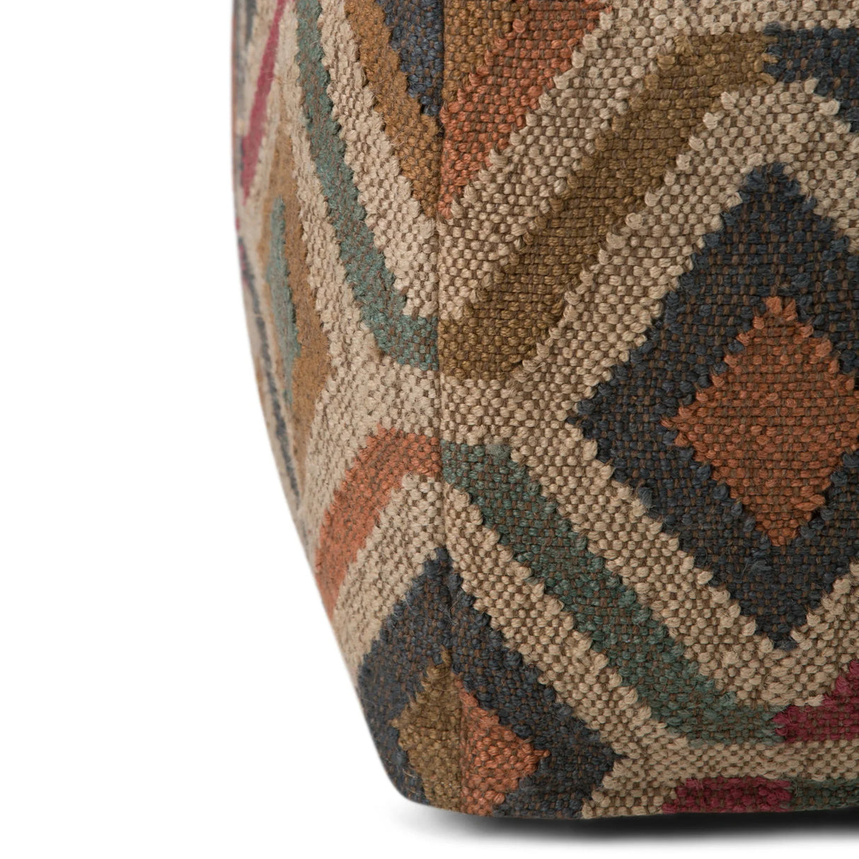Johanna - Handcrafted Square Pouf - Furniture Home Direct