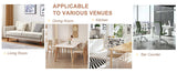 Dining Table Round Glass Top With Gleaming Golden Base Gold - Furniture Home Direct