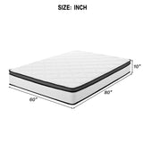 10" Hybrid Medium Firm Mattress With Memory Foam & Pocket Coils
