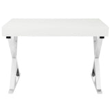 Luster - Contemporary Desk - White - Furniture Home Direct