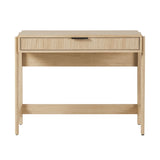 Transitional Reeded Writing Desk With Drawer - Furniture Home Direct