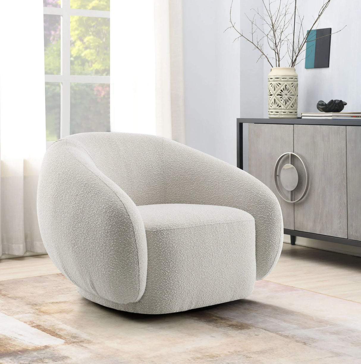 Isabel - Chair With Swivel Base - Furniture Home Direct