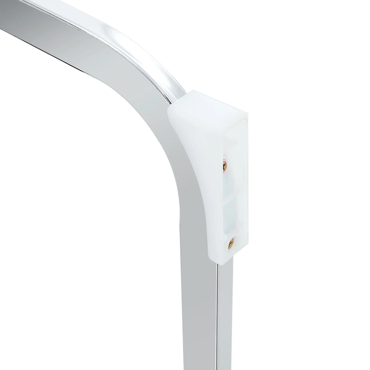 Dining Chairs Set Modern PU Upholstered Chrome White - Furniture Home Direct