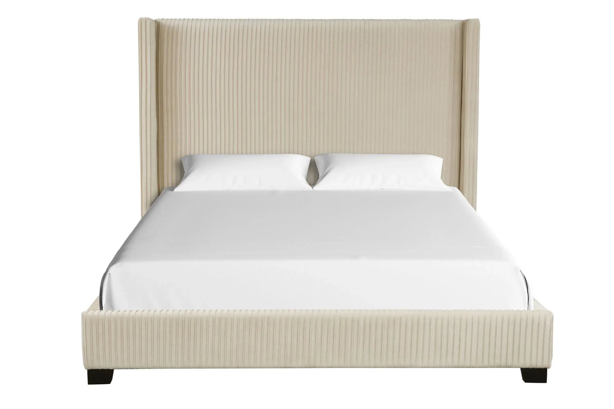 Upholstered Bed, Space-Saving Design - Furniture Home Direct