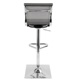 Mirage - Contemporary Adjustable Barstool With Swivel - Furniture Home Direct