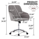 Adjustable Ergonomic Office Chair, Swivel Backrest Seat - Furniture Home Direct