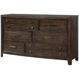 Dresser Cedar Lined Bottom Drawers - Antique Brown - Furniture Home Direct