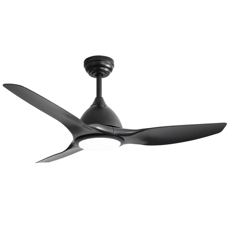 Modern Ceiling Fan With 22W Led Light, 3 ABS Fan Blades Dc Motor Ceiling Fan For Bedroom Living Room - Furniture Home Direct