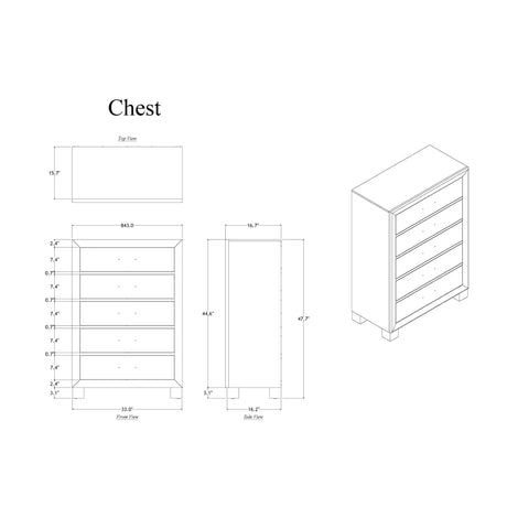 Rover - Chest - Gray - Furniture Home Direct