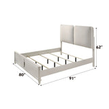 Laveda - Boucle Bed With LED - Furniture Home Direct