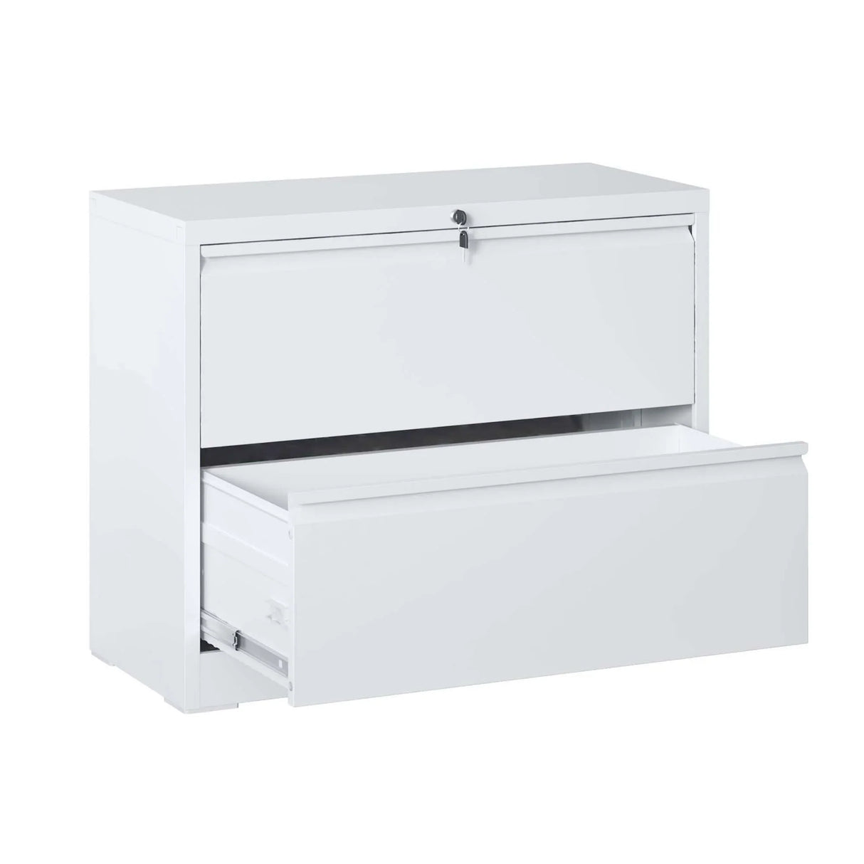 Premium Drawer Metal Lateral File Cabinet With Lock - Furniture Home Direct