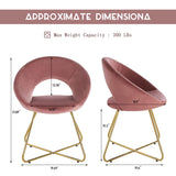 Modern Accent Velvet Lounge Chair - Furniture Home Direct