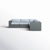 Fully Assembled Patio Sectional with Cushions - Furniture Home Direct