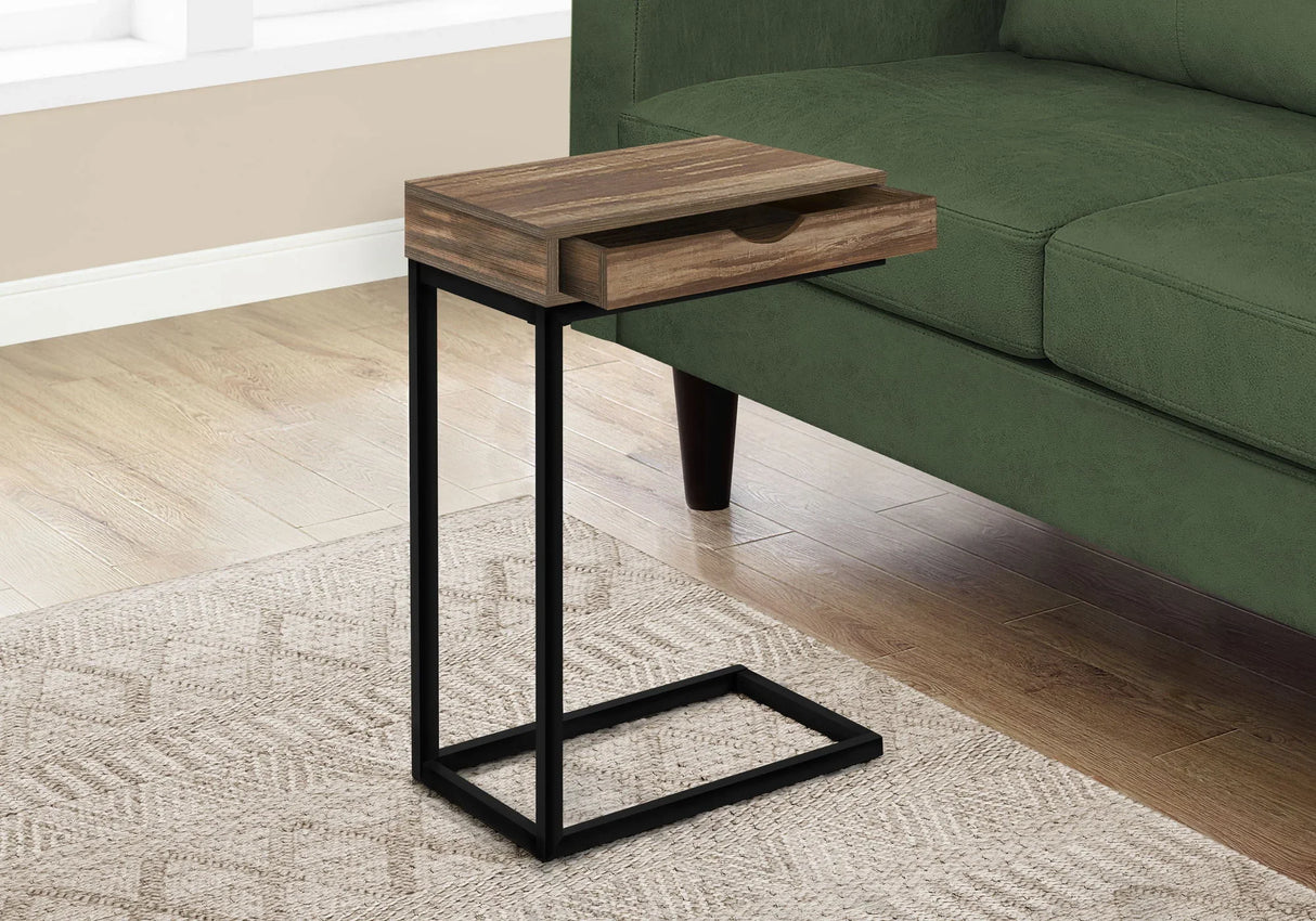 Accent Table, C - Shaped Contemporary Elegant Desig - Furniture Home Direct