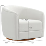 Elise - Mid-Century Modern Swivel Chair - Furniture Home Direct
