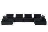 Anna - Stylish Sectional Sofa Ottoman - Furniture Home Direct