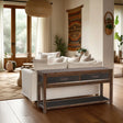 Branson - 2 Drawer Console Table - Brown - Furniture Home Direct