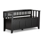 Acadian - Entryway Storage Bench, Handcrafted - Furniture Home Direct