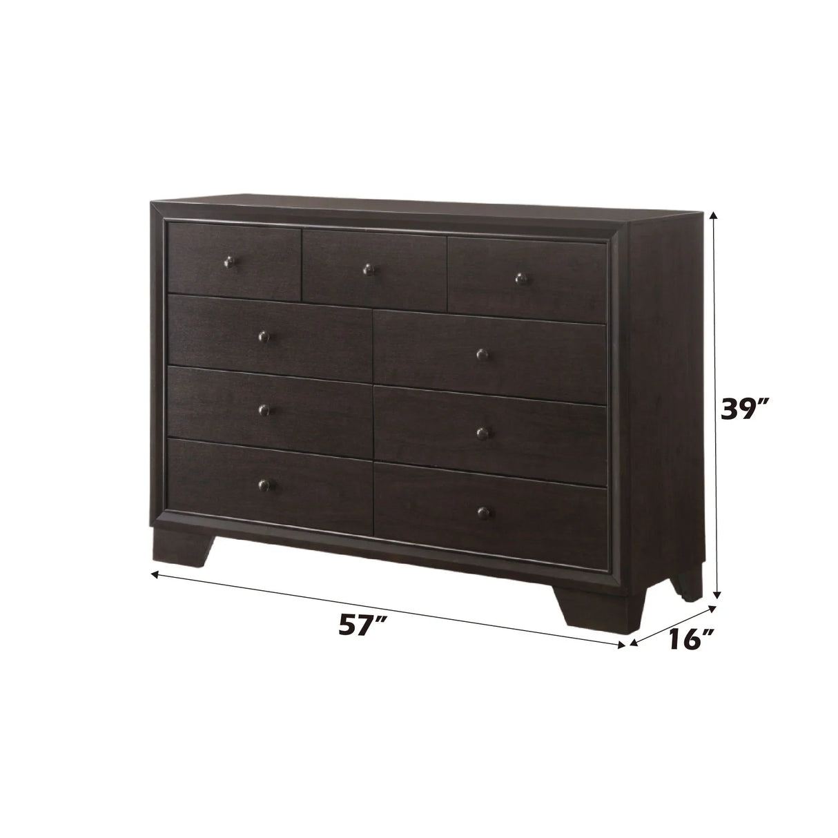 Madison - Dresser - Espresso - Furniture Home Direct