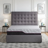 Renew - 11" Cooling Fast Responding Latex Foam Mattress - Gray