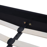 Aspen - Vertical Tufted Modern Headboard Platform Bed Set - Furniture Home Direct