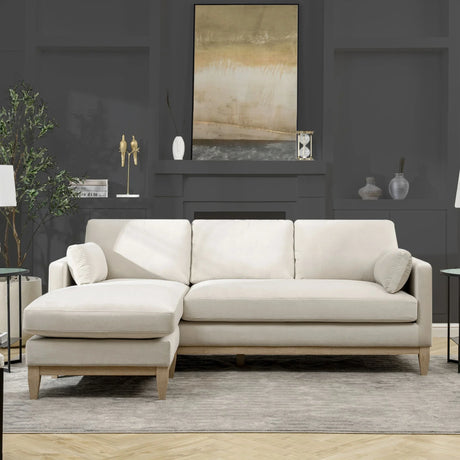 Knox - Modern Farmhouse Reversible Chaise Sectional Sofa - Furniture Home Direct