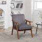 Accent Chair, Classic Mid Century Modern For Extra Seating - Furniture Home Direct