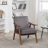 Accent Chair, Classic Mid Century Modern For Extra Seating - Furniture Home Direct