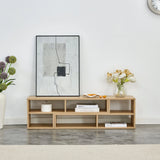 Cube TV Stand With Open Storage And 2 Shelves - Furniture Home Direct